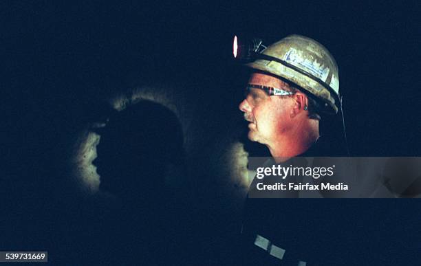 Coal miner at south Bulga mine in the Hunter Valley in NSW Australia on 8 July 1997. AFR GENERIC Picture by MICHELE MOSSOP MINE GENERIC COAL, MINING,...