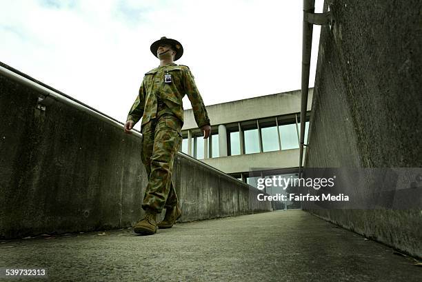 Australian Army Captain Matthew Patching at Randwick Barracks.... News ...