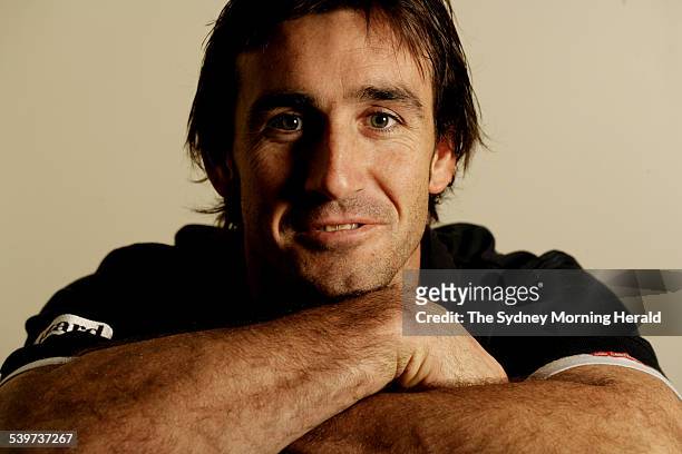 Rugby league player Andrew Johns, 5 July 2005. SMH Picture by STEPHEN BACCON