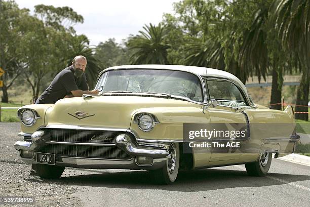 Clint Davison and his Chevy Coup de Ville 57.30 January 2006. THE AGE DRIVE Picture by EDDIE JIM