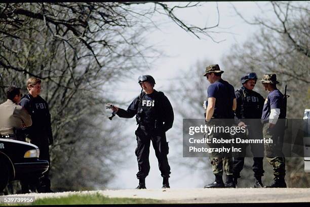 Waiting Outside the Entrenched Davidian Sect