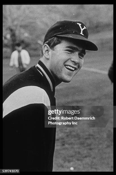 George W. Bush at Yale University between 1964 and 1968.
