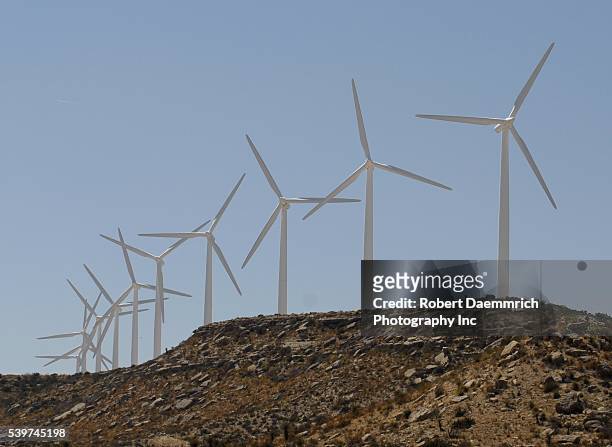 Wind farms occupy the mesas around McCamey, including this one on the Howard Ranch in Upton County, that used to be occupied by oil wells. The new...