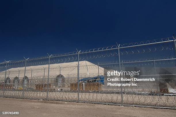 Privately-run illegal immigrant detention facility under construction in a cotton field outside this far south Texas Willacy County town, on August...