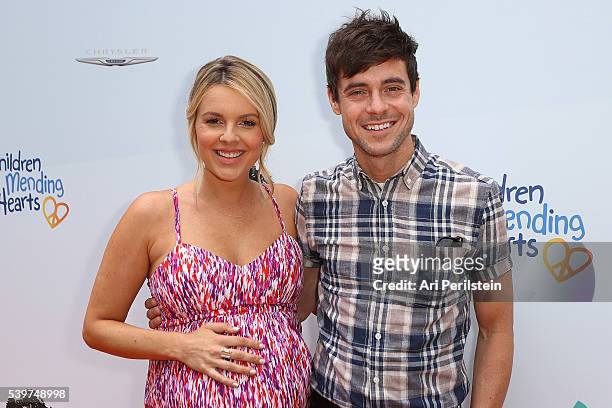 Television Personality Ali Fedotowsky and Kevin Manno arrive at Children Mending Hearts and Vintage Grocers Presents the 8th Annual "Empathy Rocks"...