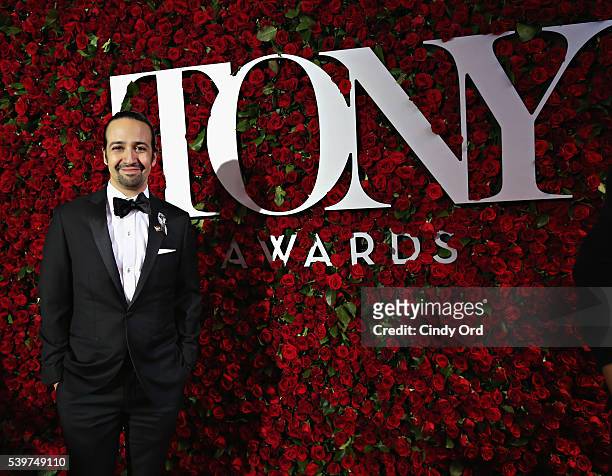 Actor Lin-Manuel Miranda attends the 70th Annual Tony Awards at The Beacon Theatre on June 12, 2016 in New York City.