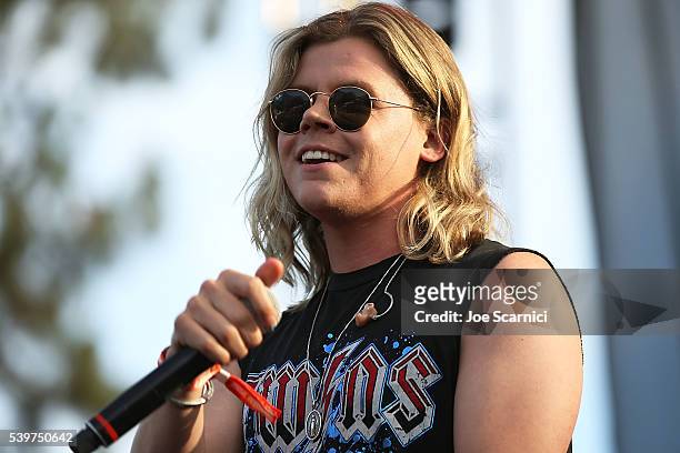 Conrad Sewell performs at LA PRIDE Music Festival And Parade 2016 on June 10, 2016 in West Hollywood, California.