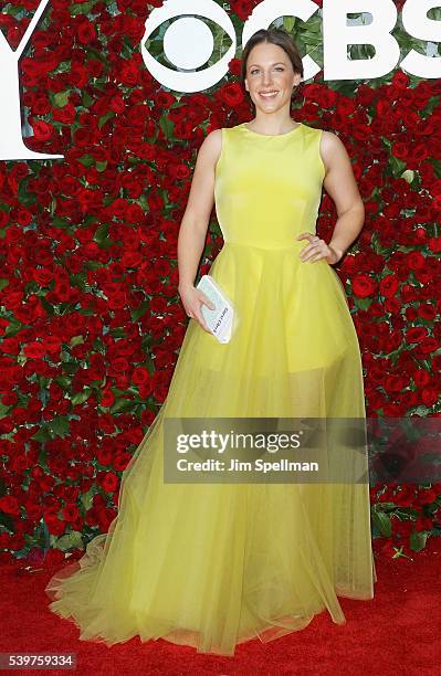 Actress Jessie Mueller attends the 70th Annual Tony Awards at Beacon Theatre on June 12, 2016 in New York City.