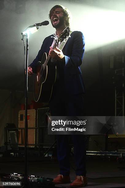 Recording artist Ben Schneider of Lord Huron performs onstage at This Tent during Day 4 of the 2016 Bonnaroo Arts And Music Festival on June 12, 2016...