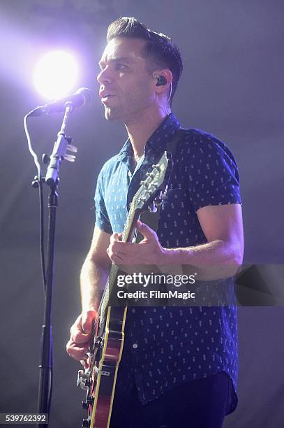 Recording artist Tom Renaud of Lord Huron performs onstage at This Tent during Day 4 of the 2016 Bonnaroo Arts And Music Festival on June 12, 2016 in...