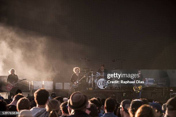 The Cure performs at Bestival day 2 at Woodbine Park on June 12, 2016 in Toronto, Canada.