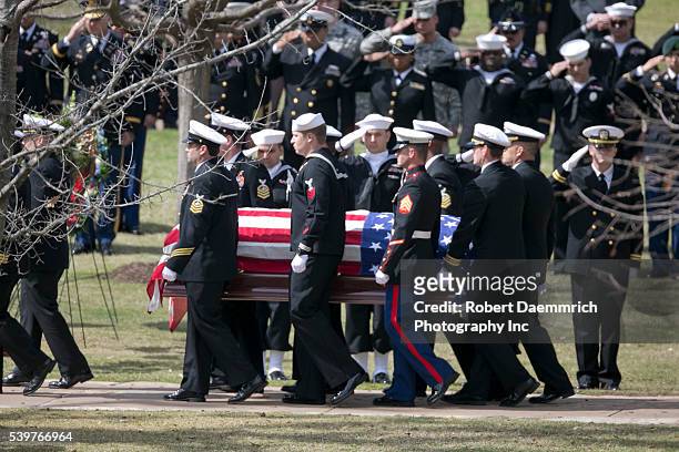 Navy SEAL Chris Kyle is laid to rest at the Texas State Cemetery as the sniper credited with over 150 kills in Iraq and Afghanistan is buried...