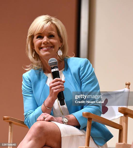 Gretchen Carlson speaks Women at the Top: Female Empowerment in Media Panel at the 2016 Greenwich International Film Festival on June 12, 2016 in...