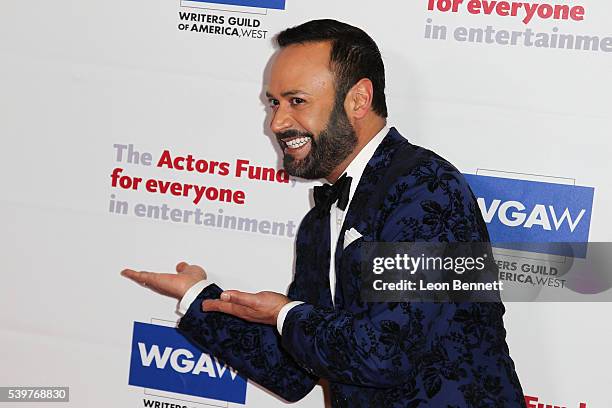 Fashion designer Nick Verreos attends The Actors Fund's 20th Anniversary Tony Awards Viewing Gala Presented By Writers Guild Of America, West at The...