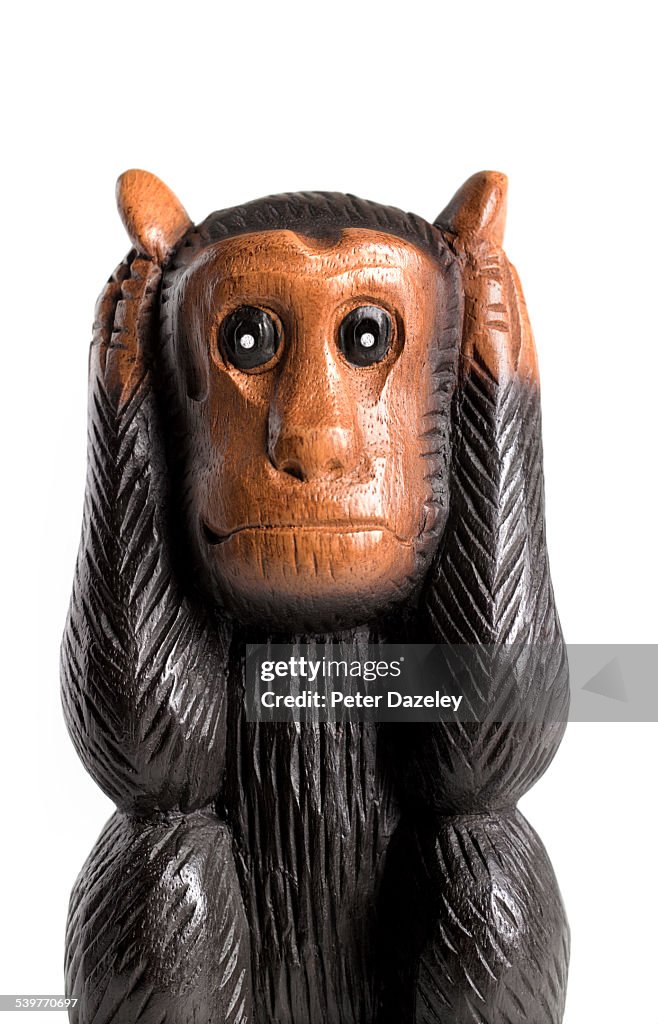 Hear no evil monkey