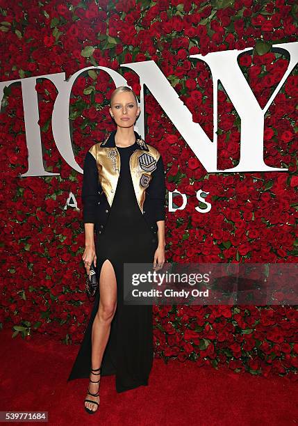 Model Karolina Kurkova attends the 70th Annual Tony Awards at The Beacon Theatre on June 12, 2016 in New York City.