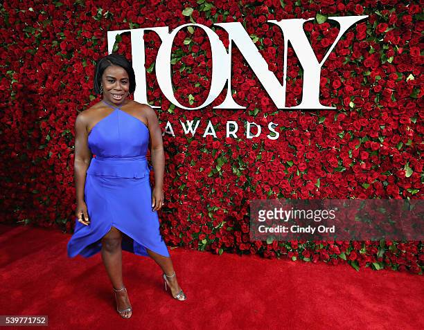 Actress Uzo Aduba attends the 70th Annual Tony Awards at The Beacon Theatre on June 12, 2016 in New York City.