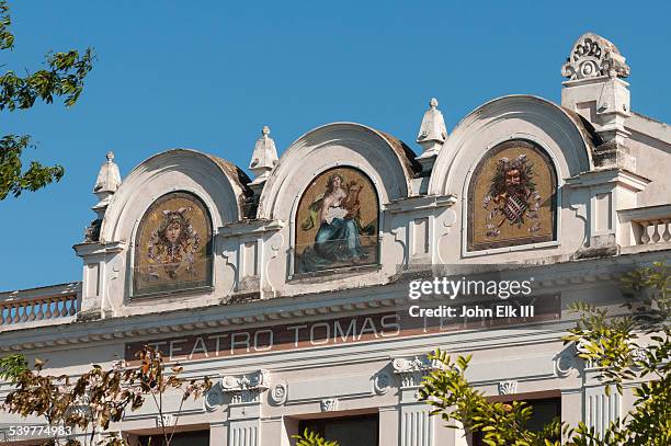 teatro tomas terry theater - cienfuegos stockfoto's en -beelden