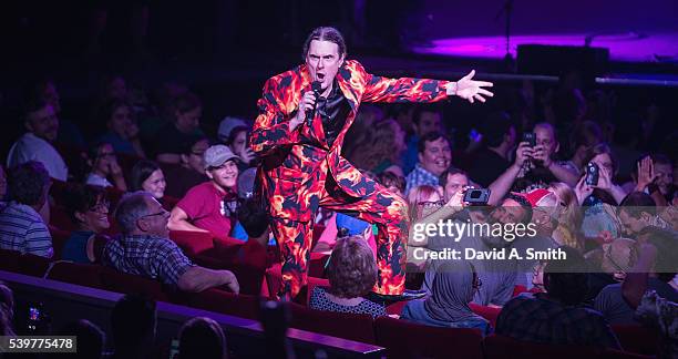 Weird Al Yankovic performs at Birmingham-Jefferson Civic Center on June 12, 2016 in Birmingham, Alabama.