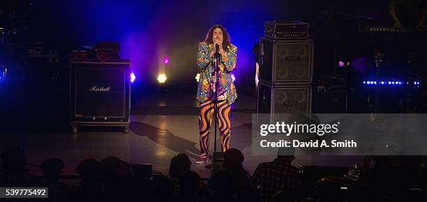 Weird Al Yankovic performs at Birmingham-Jefferson Civic Center on June 12, 2016 in Birmingham, Alabama.