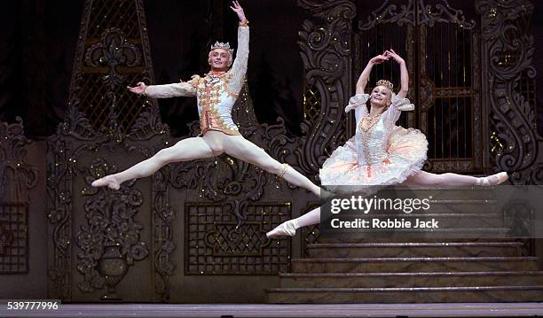Roberta Marquez and Ivan Putrov in the Royal Ballet's production The Nutcracker at the Royal Opera House, Covent Garden, London. Composer: Pyotr...