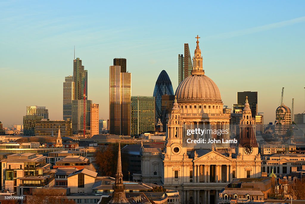 St Paul's Cathedral and the City of London