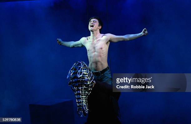 Daniel Radcliffe stars as Alan Strang) in Equus at the Gielgud Theatre.