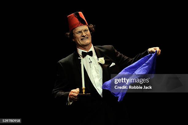 Clive Mantle as Tommy Cooper in "Jus Like That" at Assembly as part of the Edinburgh Festival Fringe.