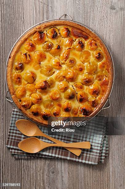 mirabelle tart - mirabelle plum stock pictures, royalty-free photos & images