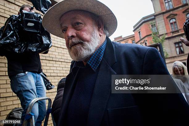 Barry Steenkamp, Father of Reeva Steenkamp arrives at North Gauteng High Court on June 13, 2016 in Pretoria, South Africa. Having had his conviction...