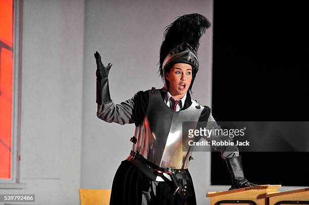 Louise Poole as Goffredo in George Frideric Handel's "Rinaldo" directed by Robert Carsen and conducted by Laurence Cummings at Glyndebourne.