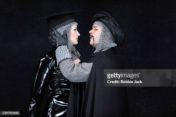 Ana Maria-Labin as Armida and Joshua Hopkins as Argante in George Frideric Handel's "Rinaldo" directed by Robert Carsen and conducted by Laurence...