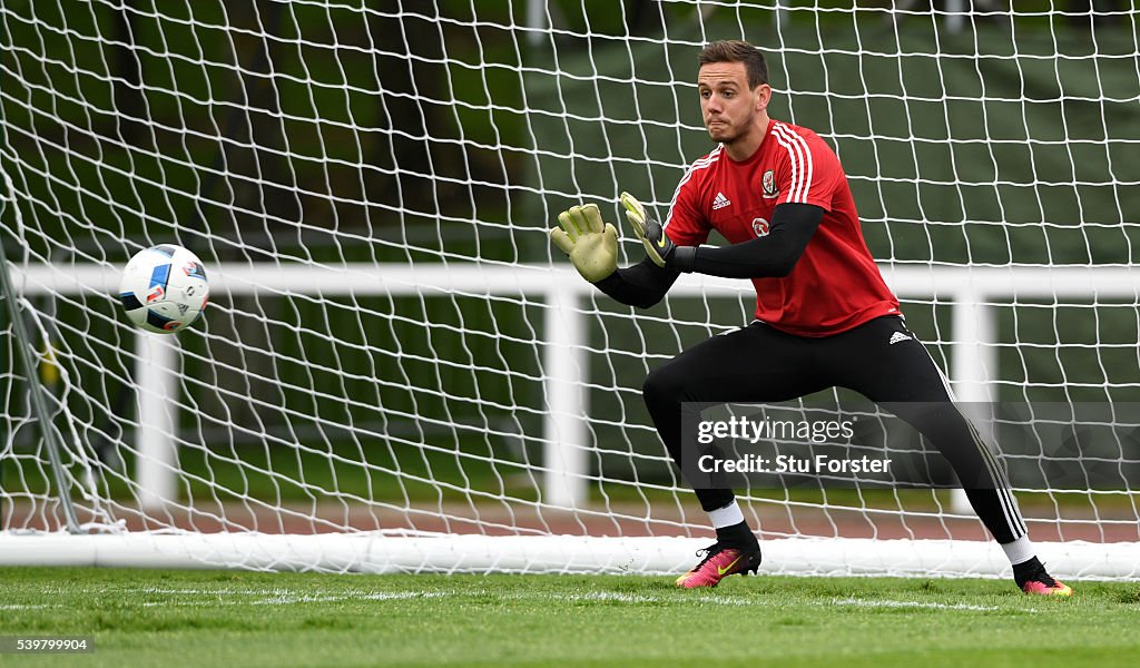 Wales Training Session and Press Conference