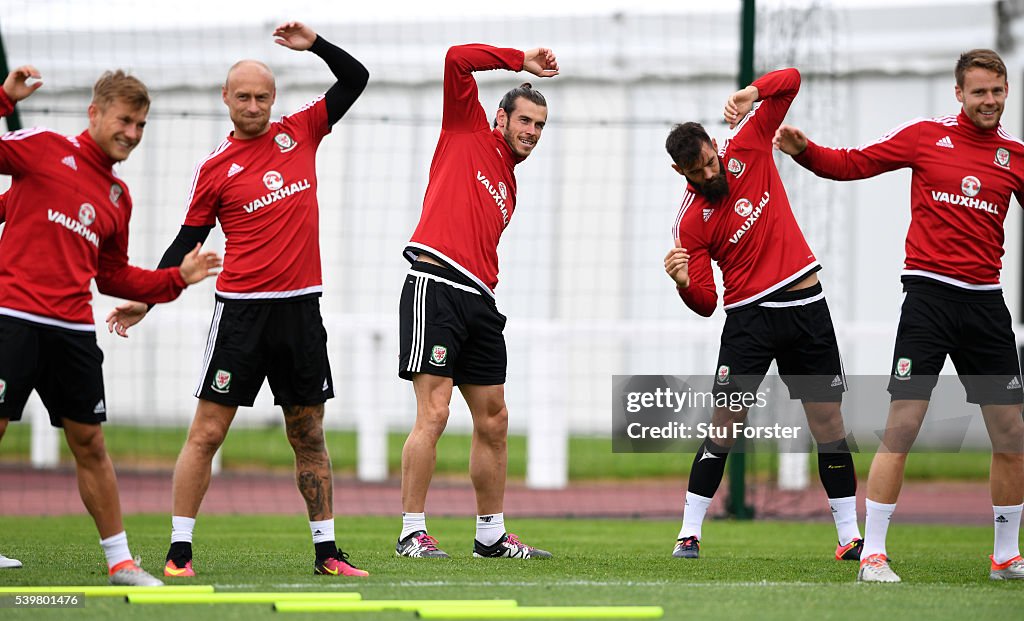 Wales Training Session and Press Conference