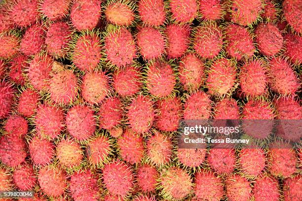 Rambutan for sale at Meuang Mai morning market on 8th June 2016 in Chiang Mai, Thailand.