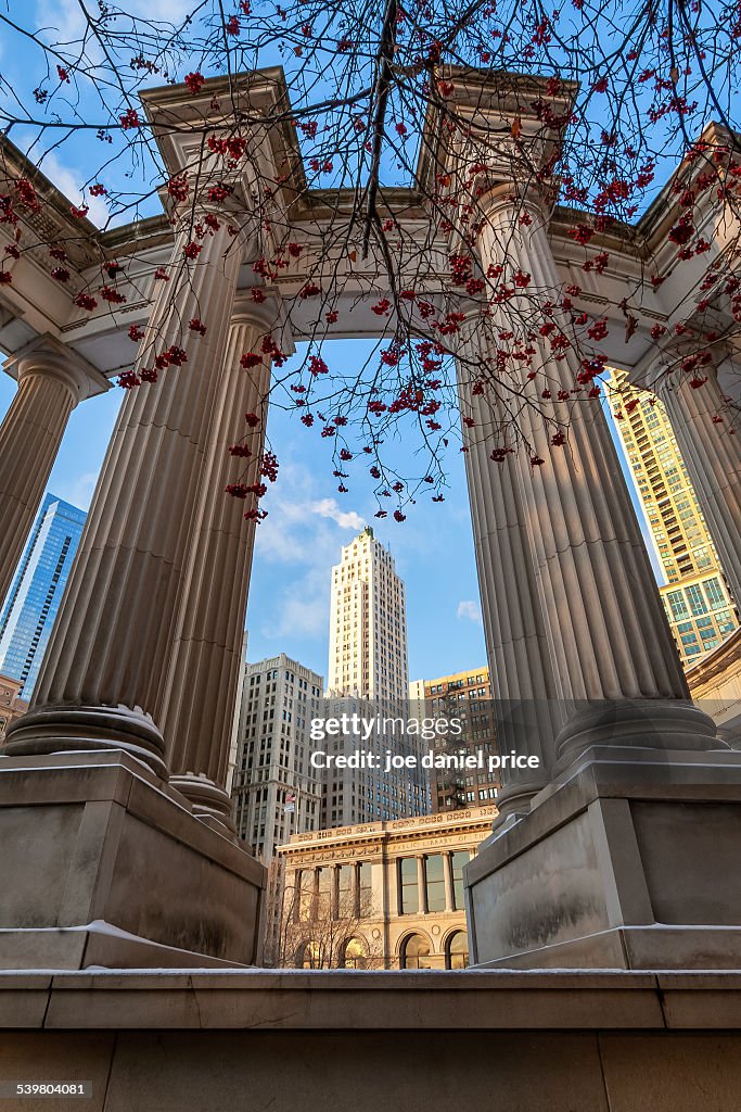 Monument, Millennium Park, Chicago, Illinois, US