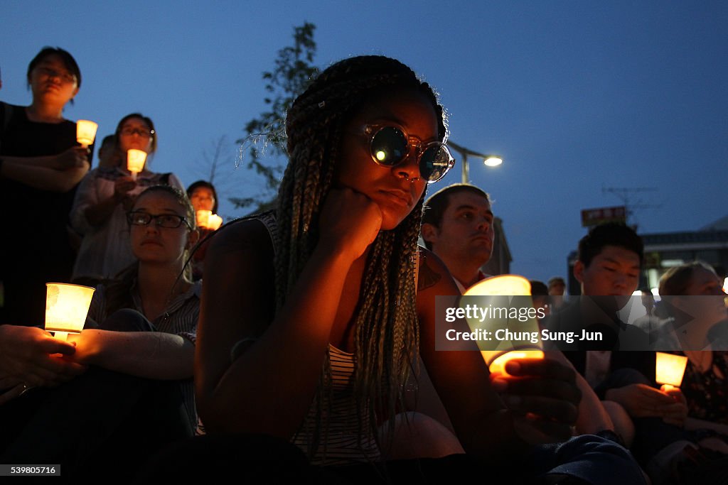 South Korean Mourners Remember Victims Of Mass Shooting At Orlando Nightclub