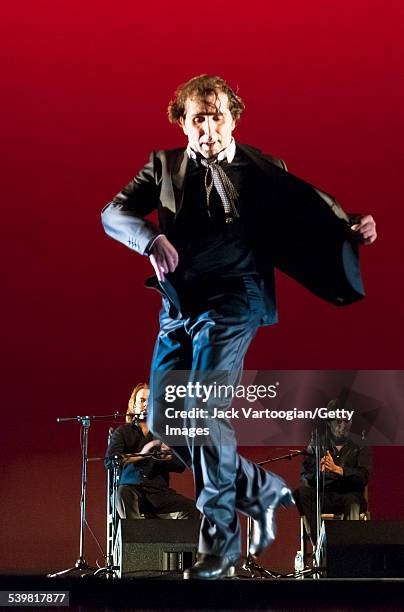 Spanish Flamenco dancer Pepe Torres performs at the World Music Institute 'Flamenco Festival Gitano' at the Skirball Center at New York University,...