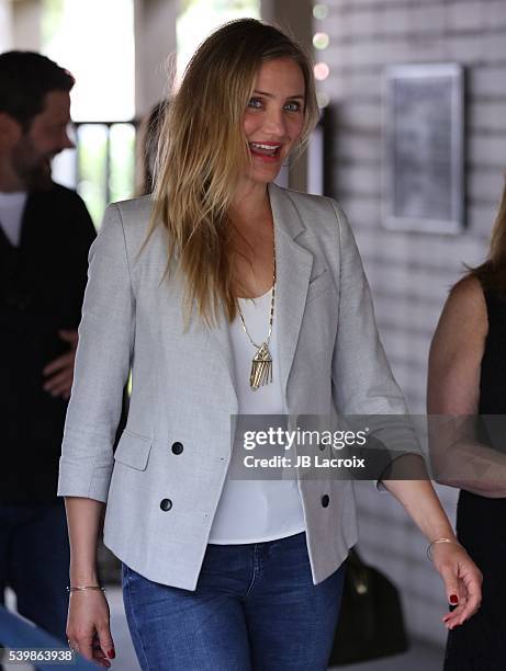 Cameron Diaz joins MPTF to celebrate Health and Fitness at The Wasserman Campus on June 10, 2016 in Woodland Hills, California.