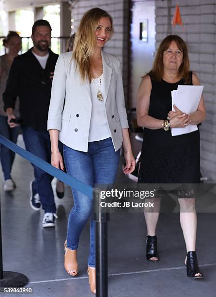 Cameron Diaz joins MPTF to celebrate Health and Fitness at The Wasserman Campus on June 10, 2016 in Woodland Hills, California.