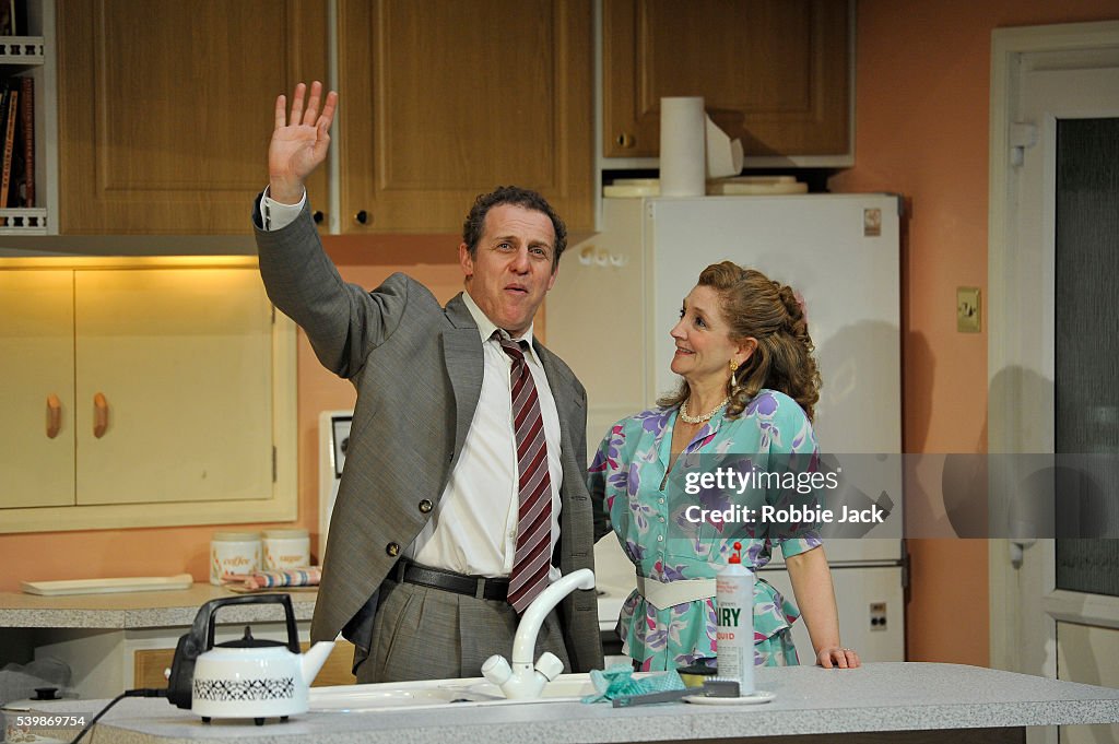 UK - Alan Ayckbourn's A Small Family Business directed by Adam Penford at the National Theatre in London.