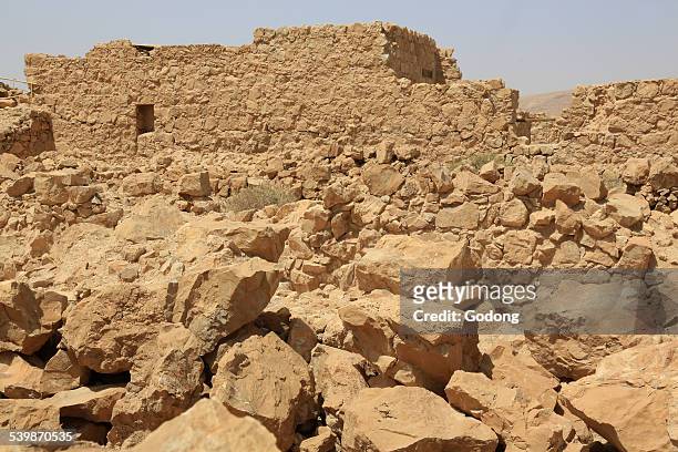masada ruins - jeedens öken bildbanksfoton och bilder