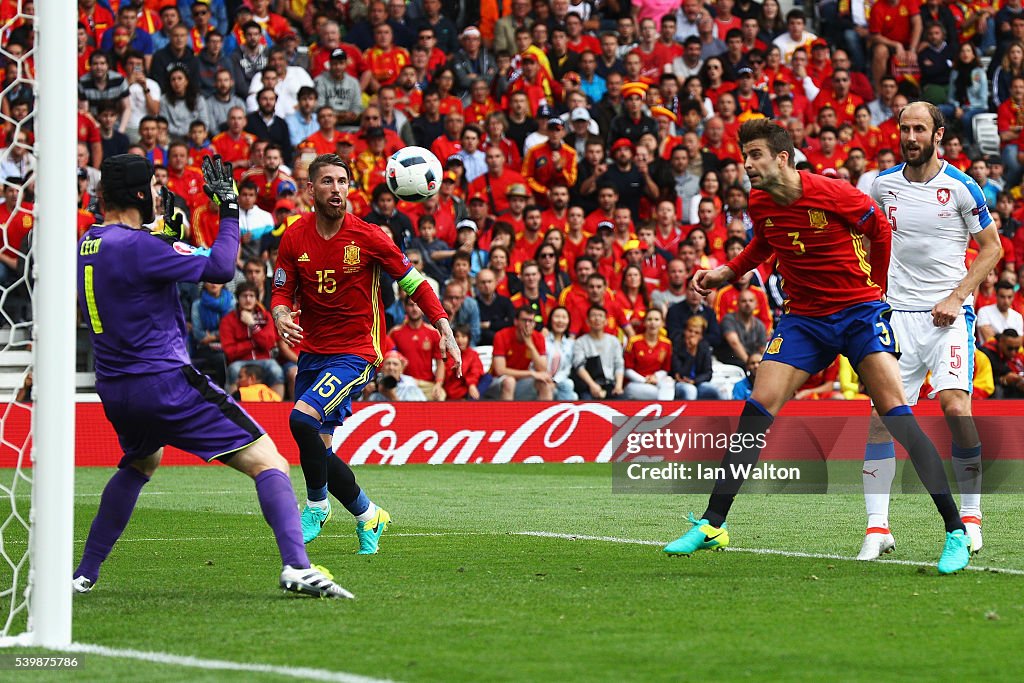 Spain v Czech Republic - Group D: UEFA Euro 2016