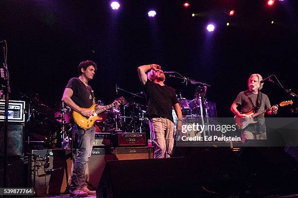 John Mayer, Sammy Hagar and Bob Weir perform with Dead and Company at The Fillmore on May 23, 2016 in San Francisco, California.