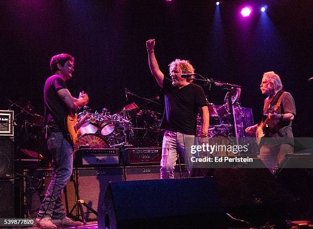 John Mayer, Sammy Hagar and Bob Weir perform with Dead and Company at The Fillmore on May 23, 2016 in San Francisco, California.