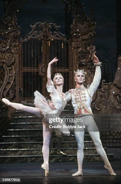 Fiona Chadwick and Stuart Cassidy in the Royal Ballet production of Tchaikovsky's The Nutcracker.