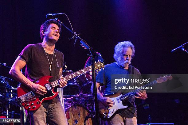 John Mayer and Bob Weir perform with Dead and Company at The Fillmore on May 23, 2016 in San Francisco, California.