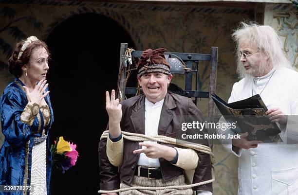 Scene from the Comedy of Errors in the Open Air Theatre.