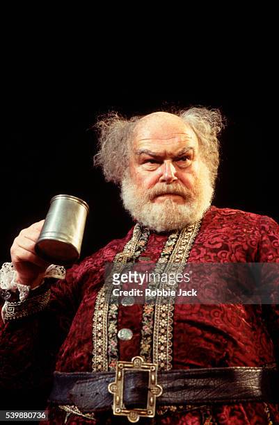 Actor Timothy West performs in Henry IV Part I and II, at the Old Vic Theatre. Playwright: William Shakespeare.