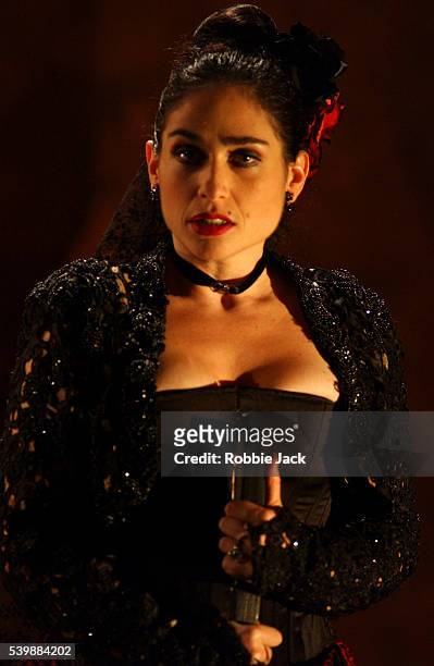 Rinat Shaham in a production of Carmen at the Glyndebourne Festival Opera, England. Composer: Georges Bizet.